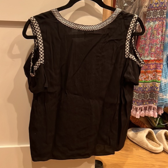 maje cold shoulder ruffle sleeve size 3 - Picture 4 of 4